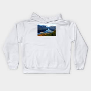 Aurlandsfjord Flam Norwegian Fjord Norway Kids Hoodie